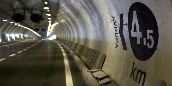 Avrasya Tüneli Yılın son çeyreğinde açılışı yapılan Avrasya Tüneli, Asya ile Avrupayı 100 dakikadan 15 dakikaya indiren tünel, toplam uzunluğu 14,5 km Ayrıca yayalar için de 15 bin metre yaya yolu yapıldı.