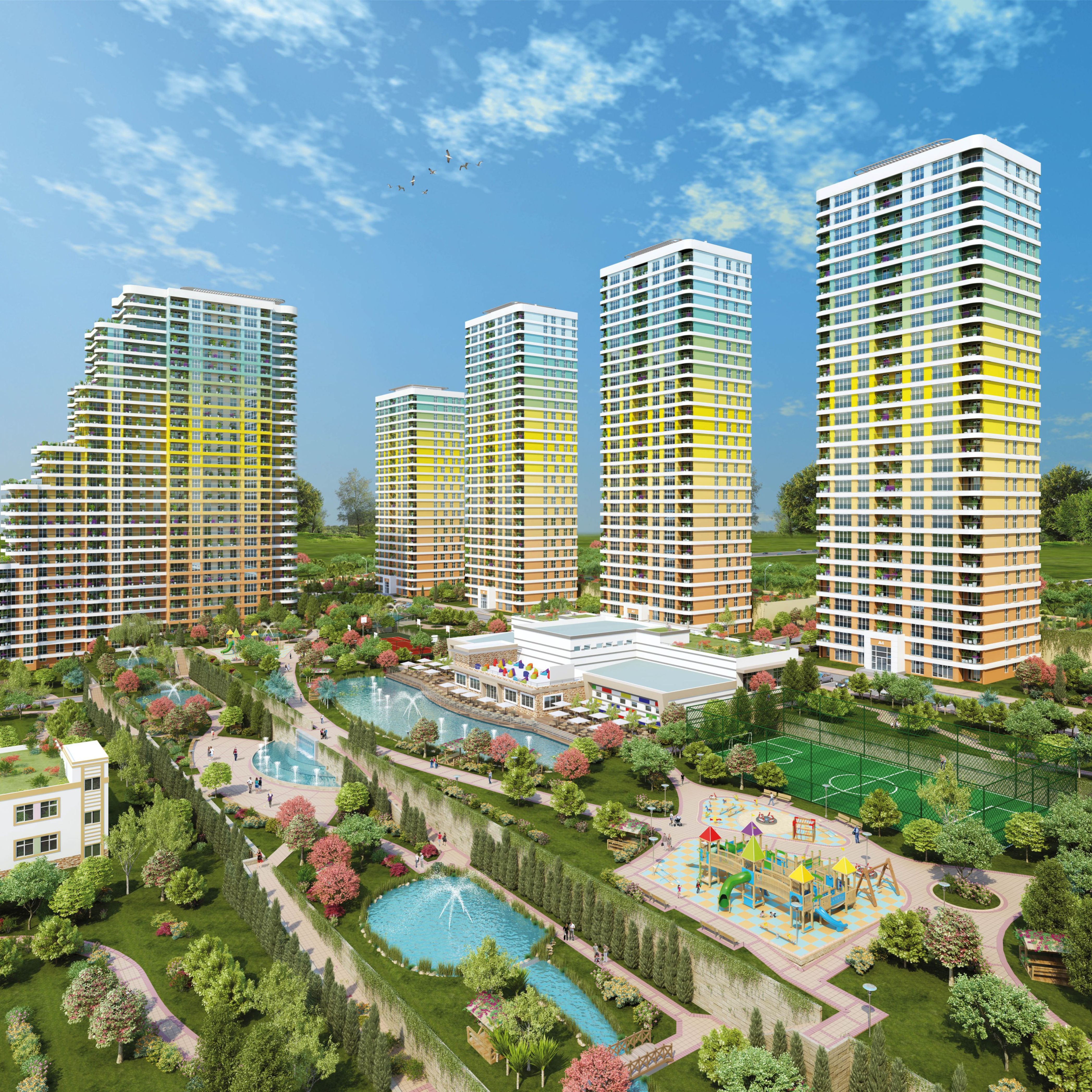 bizim evler 7 de yuzde 5 pesinatla yerinizi alin kampanyali konutlar