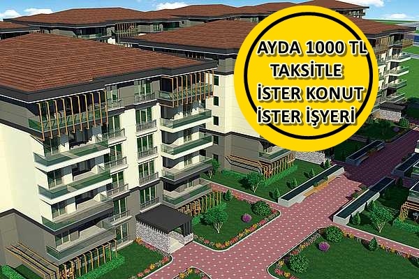 Çevre ve Şehircilik Bakanlığı Bursa'da bin TL taksitle konut sahibi yapıyor!