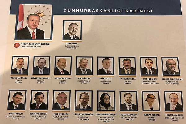 İşte yeni hükumet sisteminin ilk bakanları!