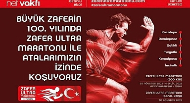 Nef Vakfı, Büyük Taarruz ’un 100. yılında Zafer Ultra Maratonu’nu başlatıyor!