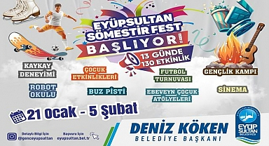 Eyüpsultan'da Sömestir Festivali'nde 13 günde 130 etkinlik!