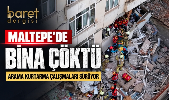 Maltepe'de Bina Çöktü: 1 Kişi Hayatını Kaybetti, 10 Kişi Kurtarıldı!