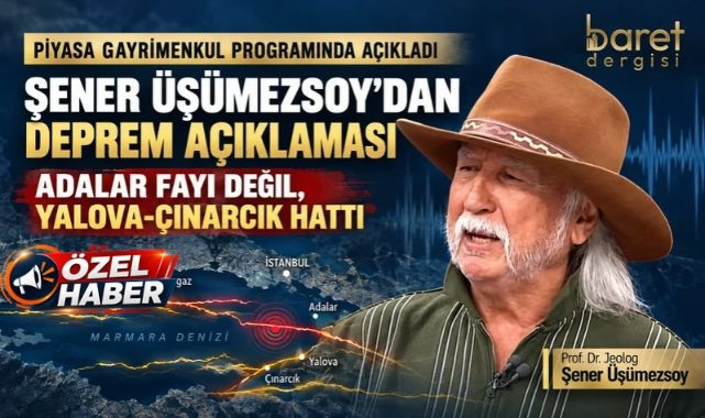 Prof. Dr. Jeolog Şener Üşümezsoy'dan Depremle İlgili Kritik Açıklama!