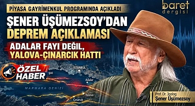 Prof. Dr. Jeolog Şener Üşümezsoy'dan Depremle İlgili Kritik Açıklama!