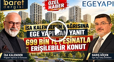İsa Kalender'in Çağrısına Ege Yapı'dan Yanıt!